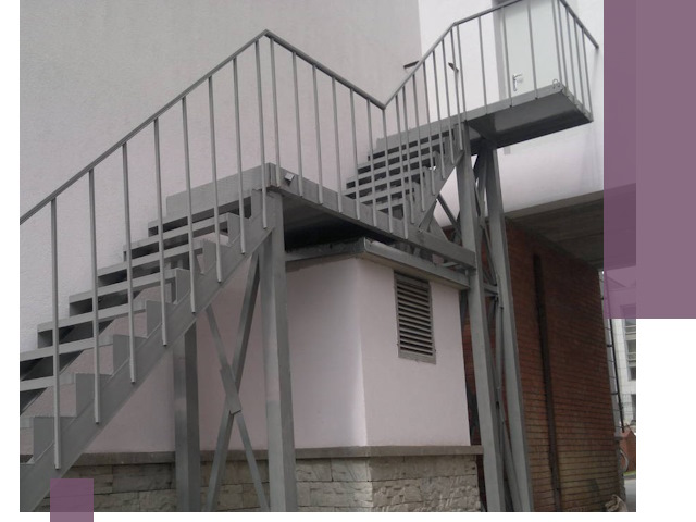 Монтаж пожарных лестниц под ключ в Саянске с гарантией качества