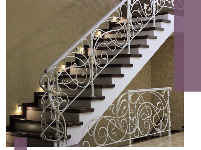 Кованые лестницы под ключ в Саянске — изготовление и монтаж