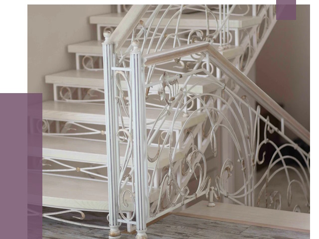 Изготовление кованых лестниц на заказ в Саянске от 86479 руб. | ПРОЛЁТ-Сск