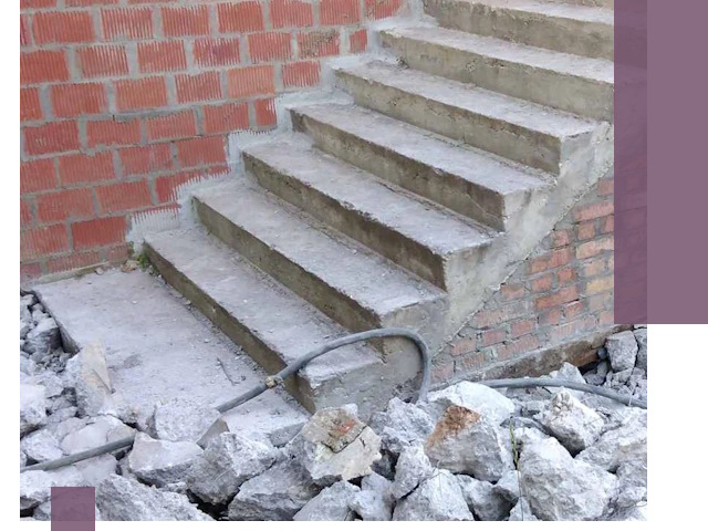 Демонтаж бетонных лестниц в Саянске: быстро и безопасно