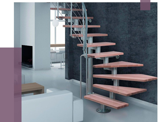 Модульные лестницы в Саянске от 16787 руб. — купить в ПРОЛЁТ-Сск