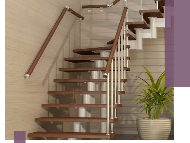 Изготовление модульных лестниц под ключ в Саянске