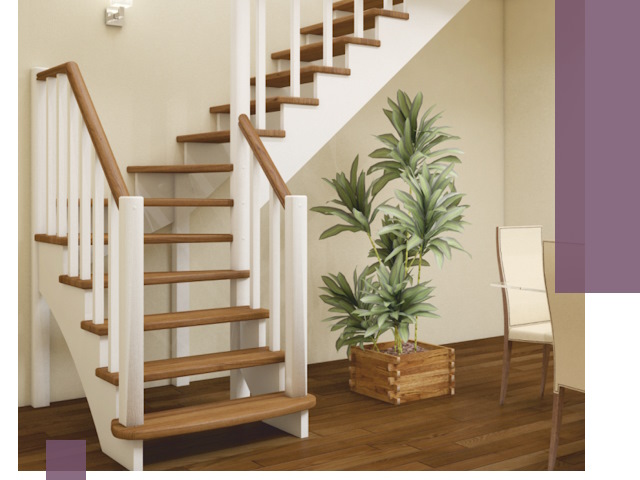 Г-образные лестницы под ключ в Саянске — изготовление и монтаж