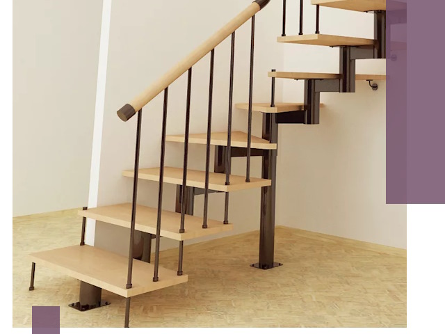 Монтаж лестниц на больцах в Саянске — быстро и надежно