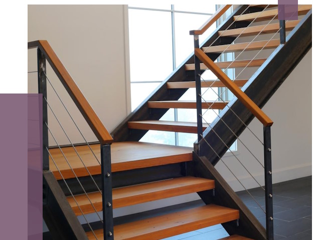 Изготовление лестниц на металлокаркасе в Саянске от 18822 руб. | ПРОЛЁТ-Сск