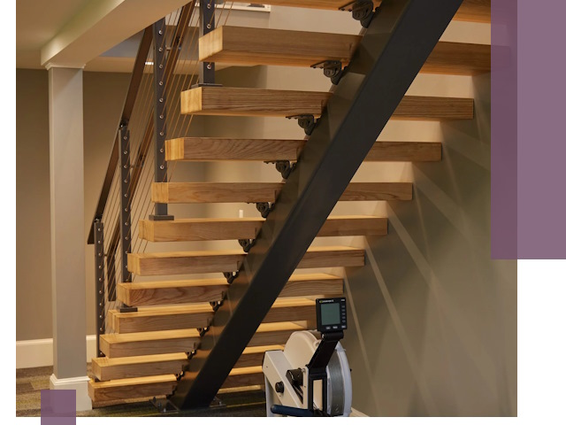 Лестницы на монокосоурах под ключ в Саянске - изготовление и монтаж