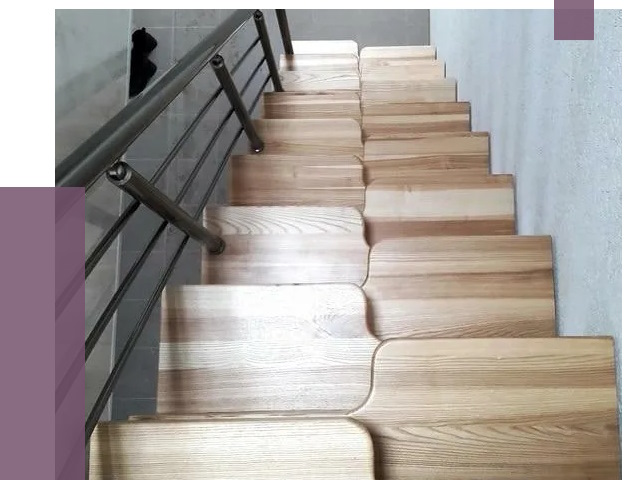 Лестницы гусиный шаг в Саянске от 12972 руб. под ключ | ПРОЛЁТ-Сск