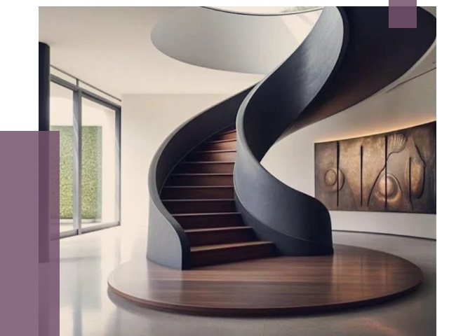 Элитные лестницы под заказ в Саянске от 188219 руб. — ПРОЛЁТ-Сск
