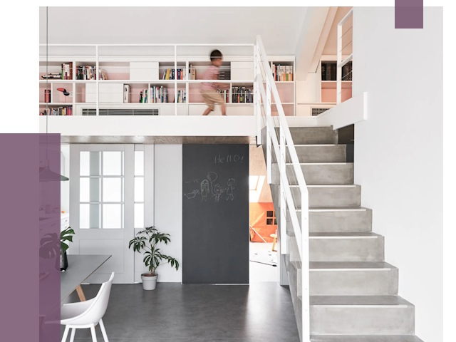 Лестницы для двухуровневой квартиры в Саянске от 175502 руб. | ПРОЛЁТ-Сск