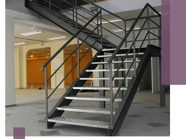 Лестницы для офиса в Саянске: изготовление, монтаж, демонтаж