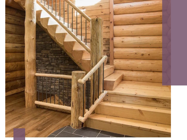 Лестницы в баню под заказ и профессиональный монтаж в Саянске