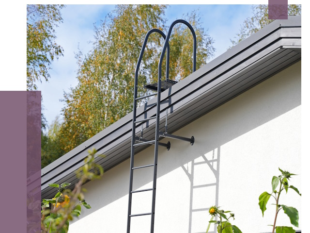 Лестницы на крышу в Саянске от 19025 руб. — монтаж и монтаж ПРОЛЁТ-Сск