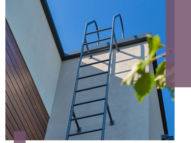 Лестницы на крышу в Саянске — изготовление, монтаж, демонтаж