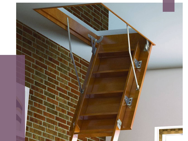 Установка чердачной лестницы в Саянске от 7783 руб. | ПРОЛЁТ-Сск