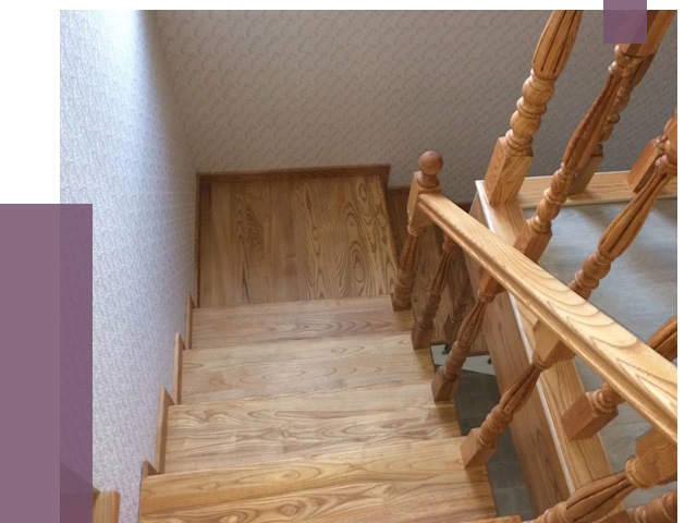 Сосновые лестницы в Саянске под ключ от 8037 руб.  | ПРОЛЁТ-Сск