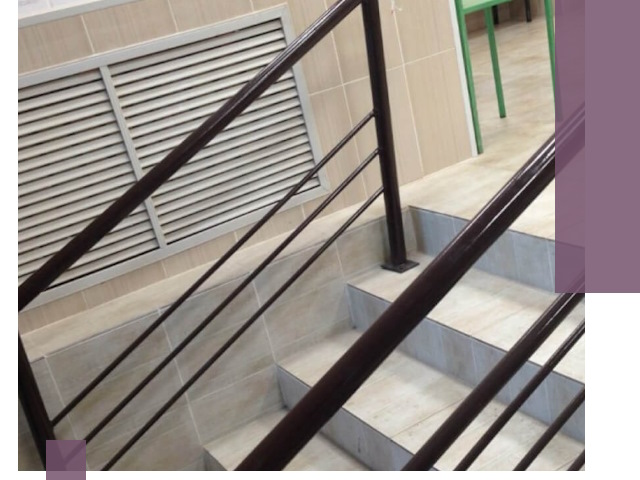 Изготовление перил из металла под ключ в Саянске