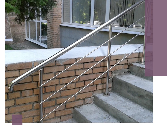 Перила из нержавеющей стали высокого качества в Саянске