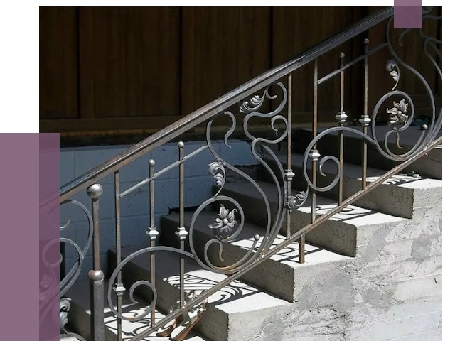 Кованые перила в Саянске от 8648 руб. под ключ — качество от ПРОЛЁТ-Сск