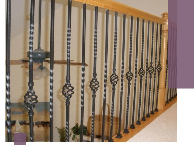 Изготовление и монтаж кованных перил в Саянске под ключ