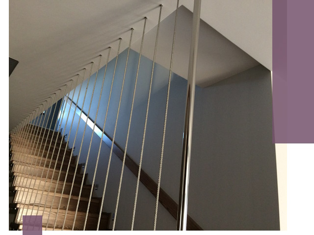 Тросовые перила под ключ в Саянске — производство и монтаж