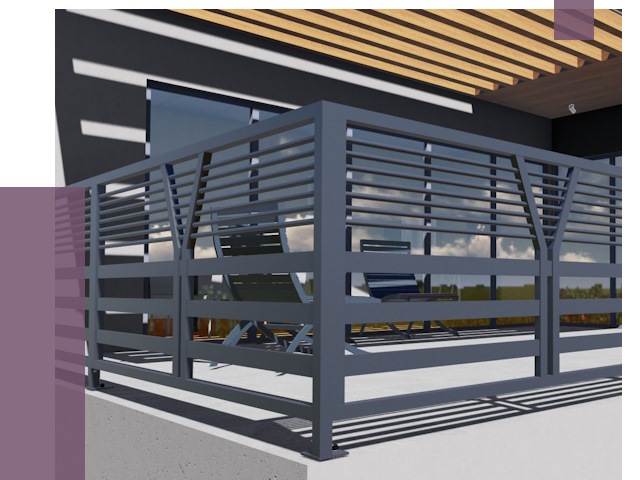 Изготовление балконных ограждений в Саянске от 10683 руб. | ПРОЛЁТ-Сск