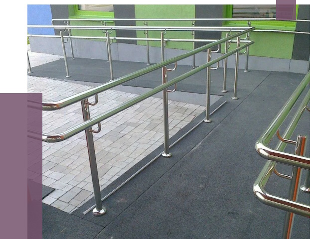 Ограждения пандусов в Саянске от 4324 руб. монтаж | ПРОЛЁТ-Сск