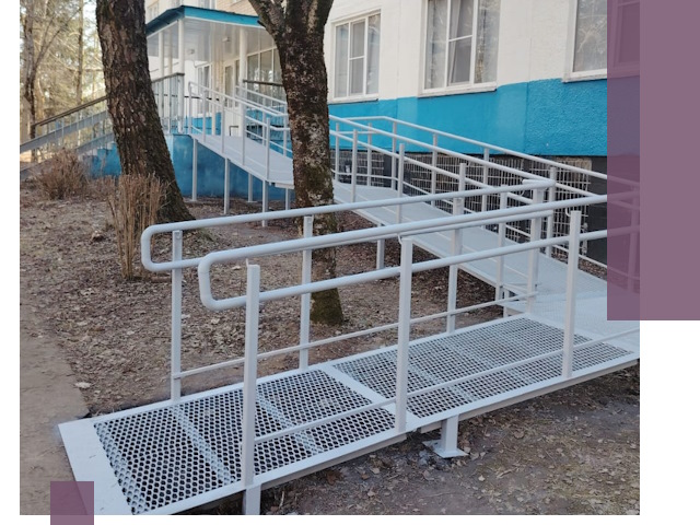 Пандусы под ключ в Саянске: изготовление, монтаж и демонтаж