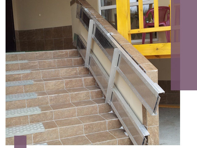 Откидные пандусы под ключ в Саянске — монтаж и демонтаж