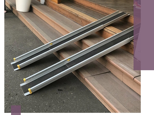 Телескопические пандусы под ключ в Саянске — изготовление и монтаж