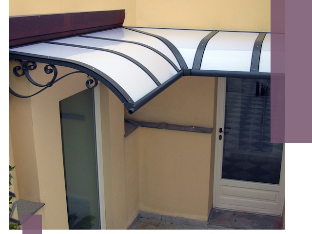 Монтаж козырьков любой сложности в Саянске под ключ