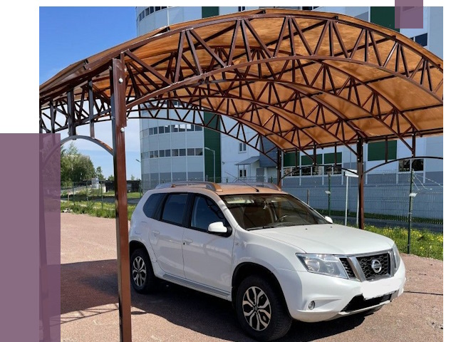 Недорогие навесы в Саянске от 42731 руб.  | ПРОЛЁТ-Сск