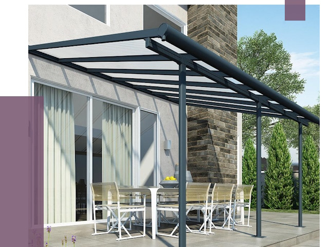 Навесы пристенные в Саянске от 9055 руб. — монтаж и установка | ПРОЛЁТ-Сск