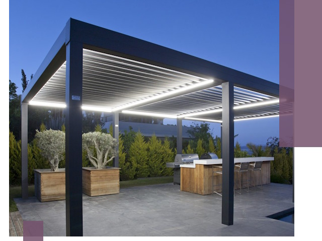 Навесы отдельно стоящие под ключ в Саянске из металла и поликарбоната