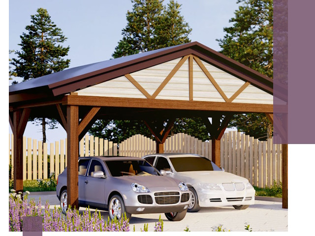 Навесы для автомобиля в Саянске — изготовление и монтаж