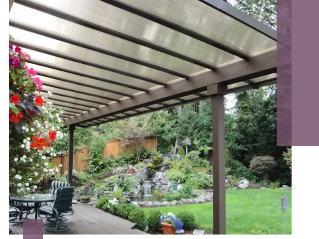 Навесы из поликарбоната под ключ в Саянске быстро и надёжно