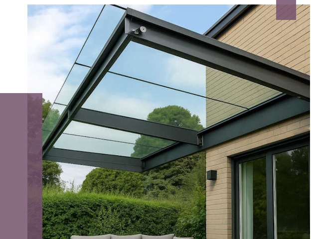 Стеклянные навесы и козырьки в Саянске от 12209 руб.