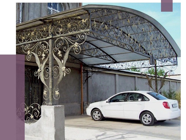 Кованые навесы в Саянске от 14498 руб. | ПРОЛЁТ-Сск