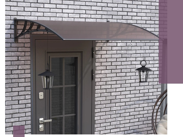 Недорогие козырьки и навесы под ключ в Саянске