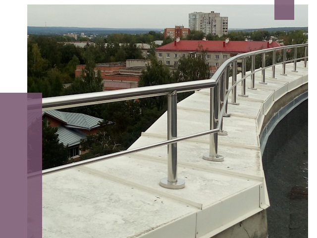 Парапеты и ограждения кровли в Саянске от 4934 руб.