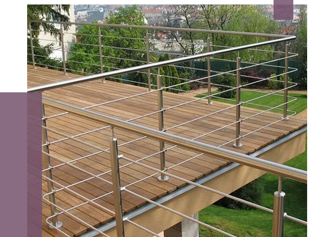 Алюминиевые парапеты в Саянске под ключ от 7732 руб. 