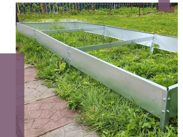 Металлические бордюры для грядок в Саянске от 1780 руб.