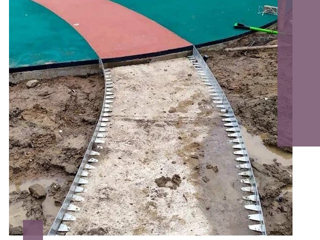 Металлические бордюры для дорожек в Саянске — монтаж и изготовление