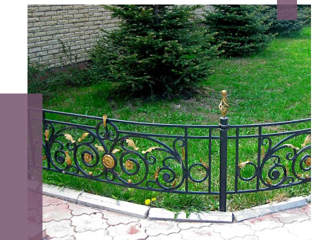 Кованые газонные ограждения в Саянске от 7580 руб. — ПРОЛЁТ-Сск