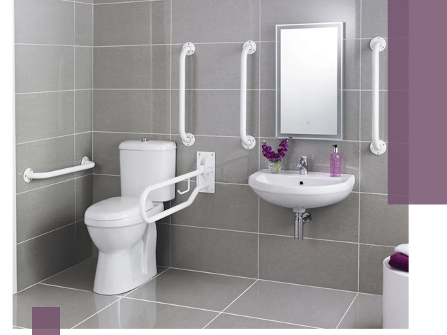 Поручни для санузлов в Саянске: установка, ремонт и монтаж